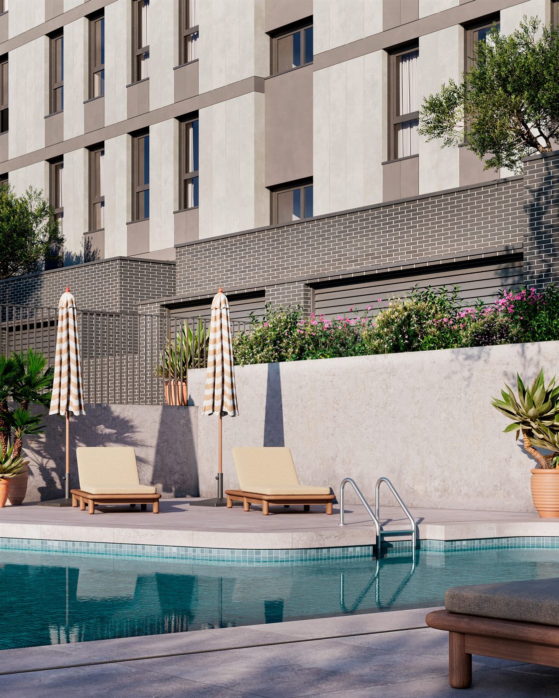 Piscina comunitaria del residencial Ardea